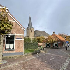 The Meiboomsplein and Boomhofstraat in Gramsbergen